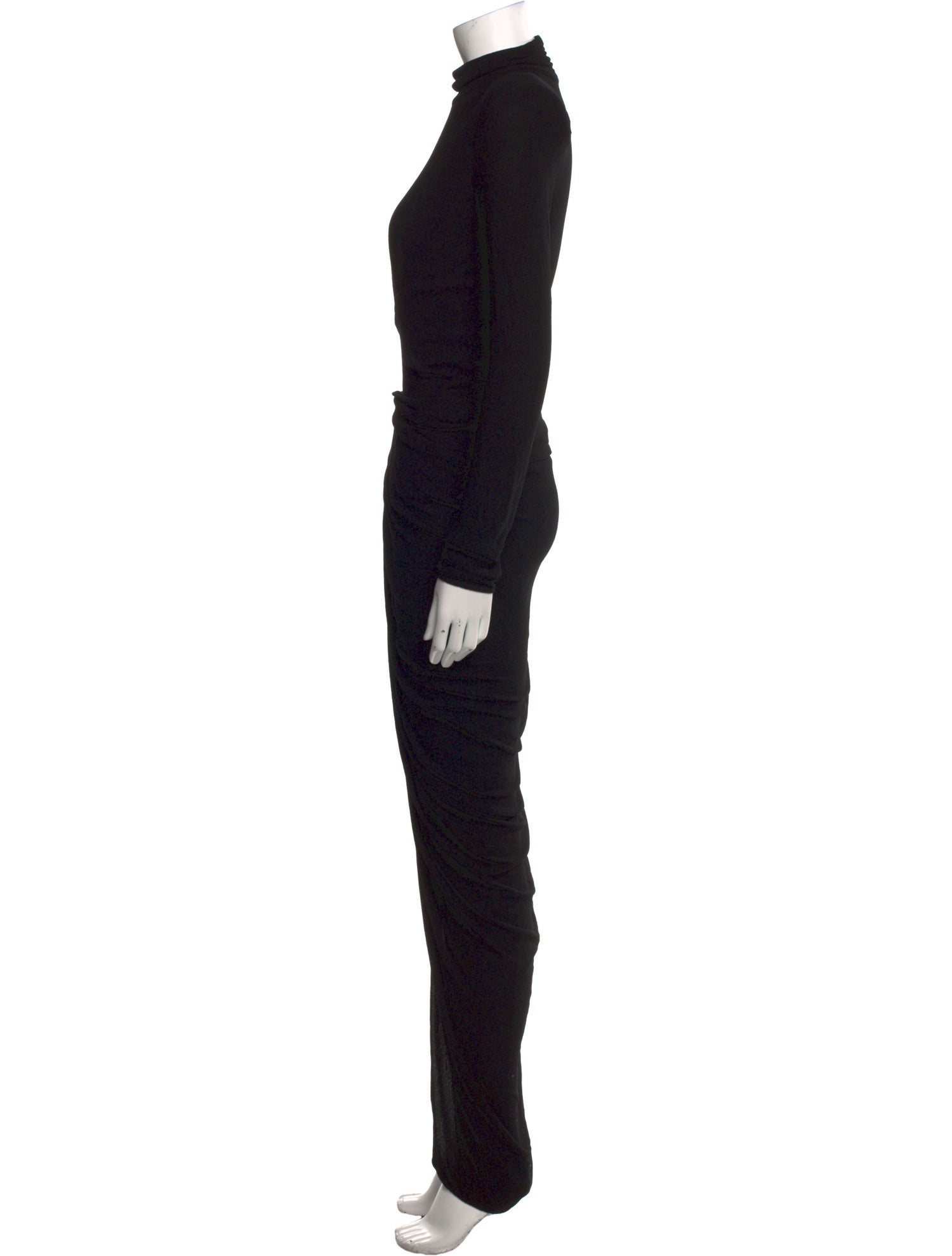 Alexandre Vauthier Turtleneck Long Dress
