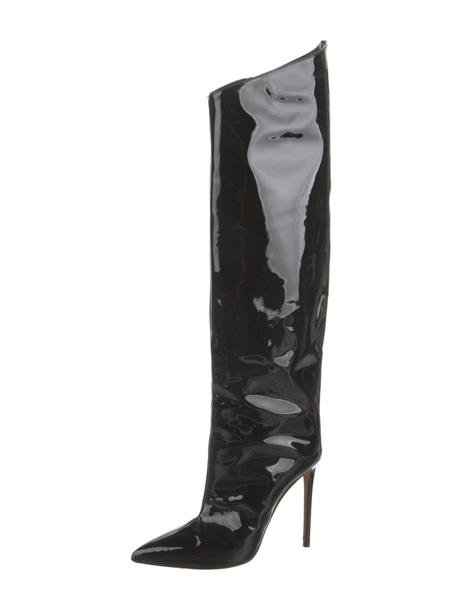Alexandre Vauthier Patent Leather Boots