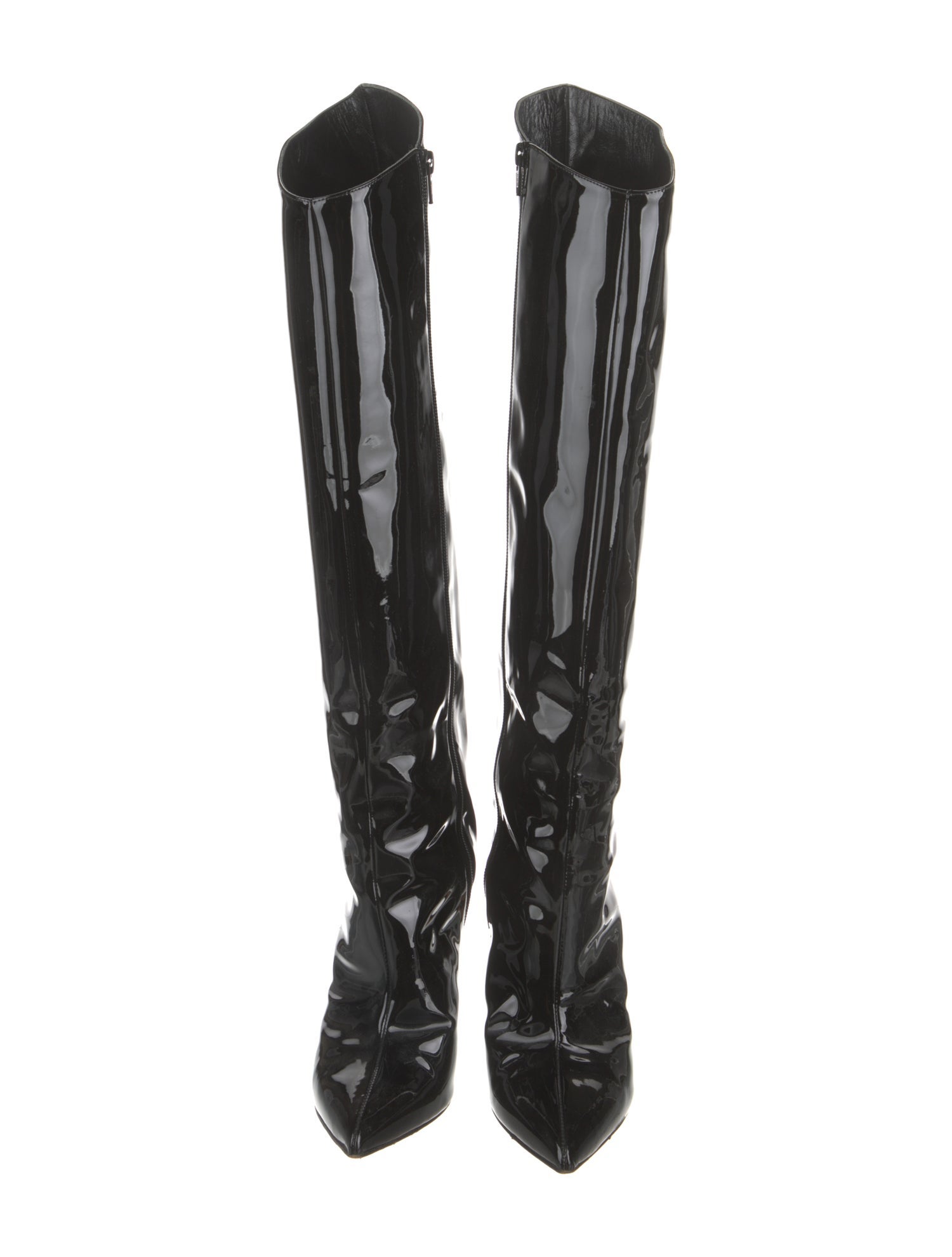 Alexandre Vauthier Patent Leather Boots