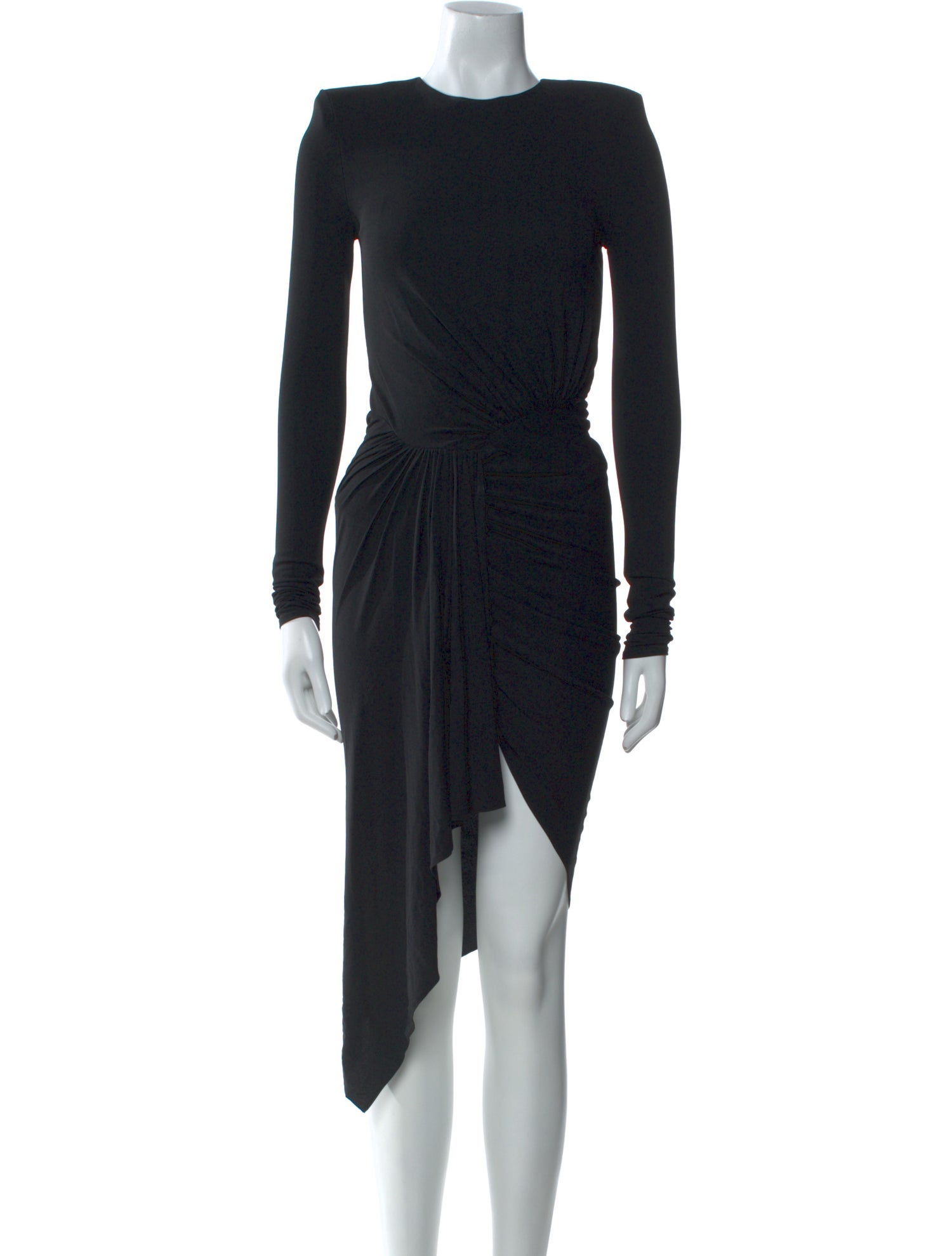 Alexandre Vauthier Crew Neck Midi Length Dress