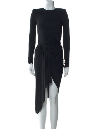 Alexandre Vauthier Crew Neck Midi Length Dress