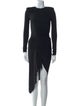 Alexandre Vauthier Crew Neck Midi Length Dress