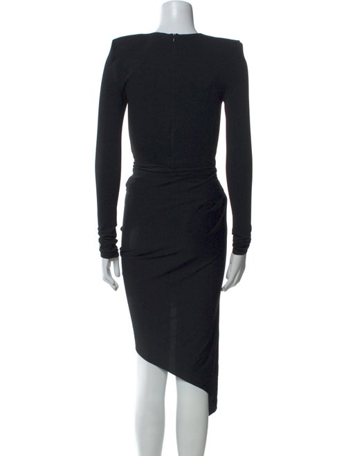 Alexandre Vauthier Crew Neck Midi Length Dress