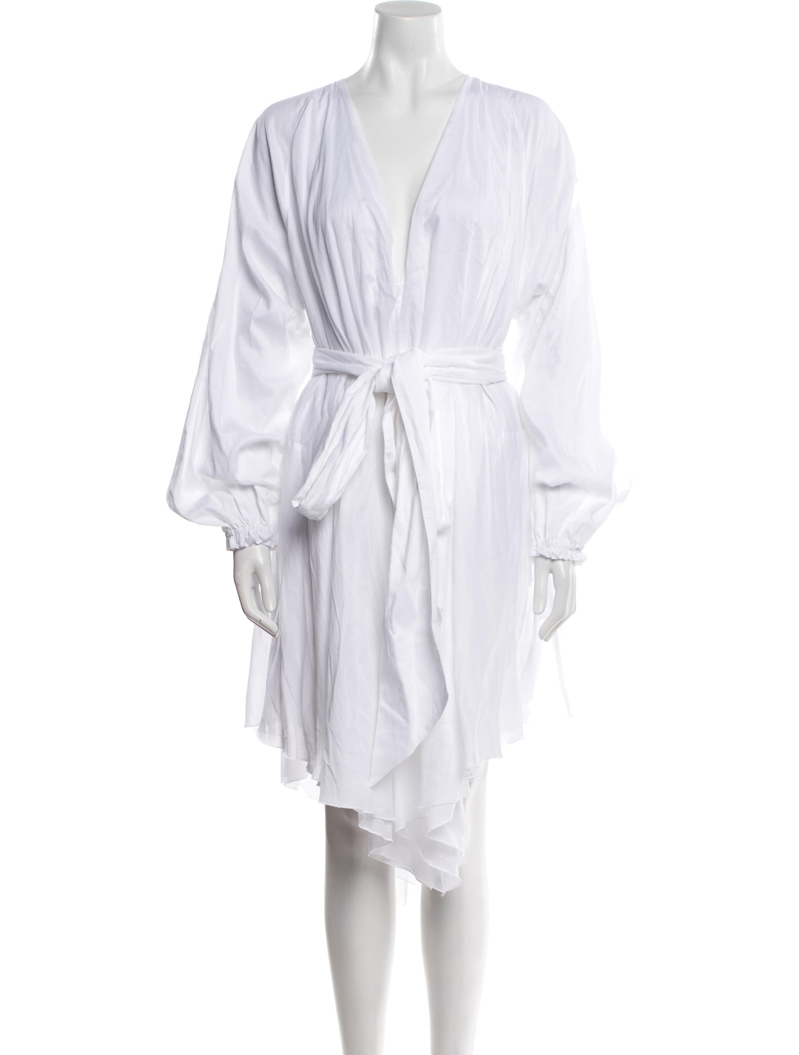 Alexandre Vauthier V-Neck Knee-Length Dress