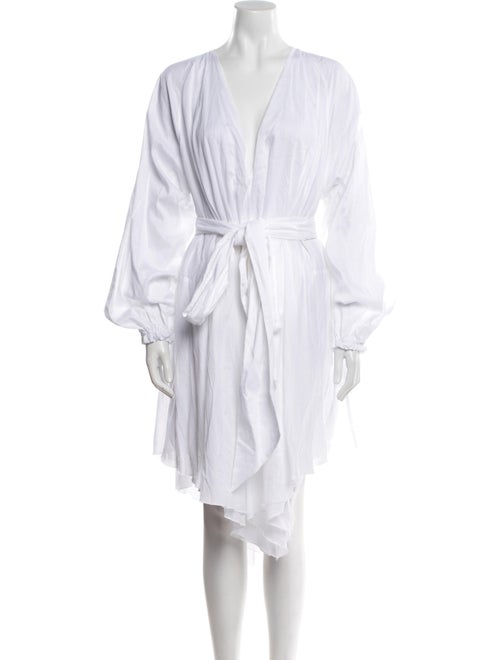 Alexandre Vauthier V-Neck Knee-Length Dress