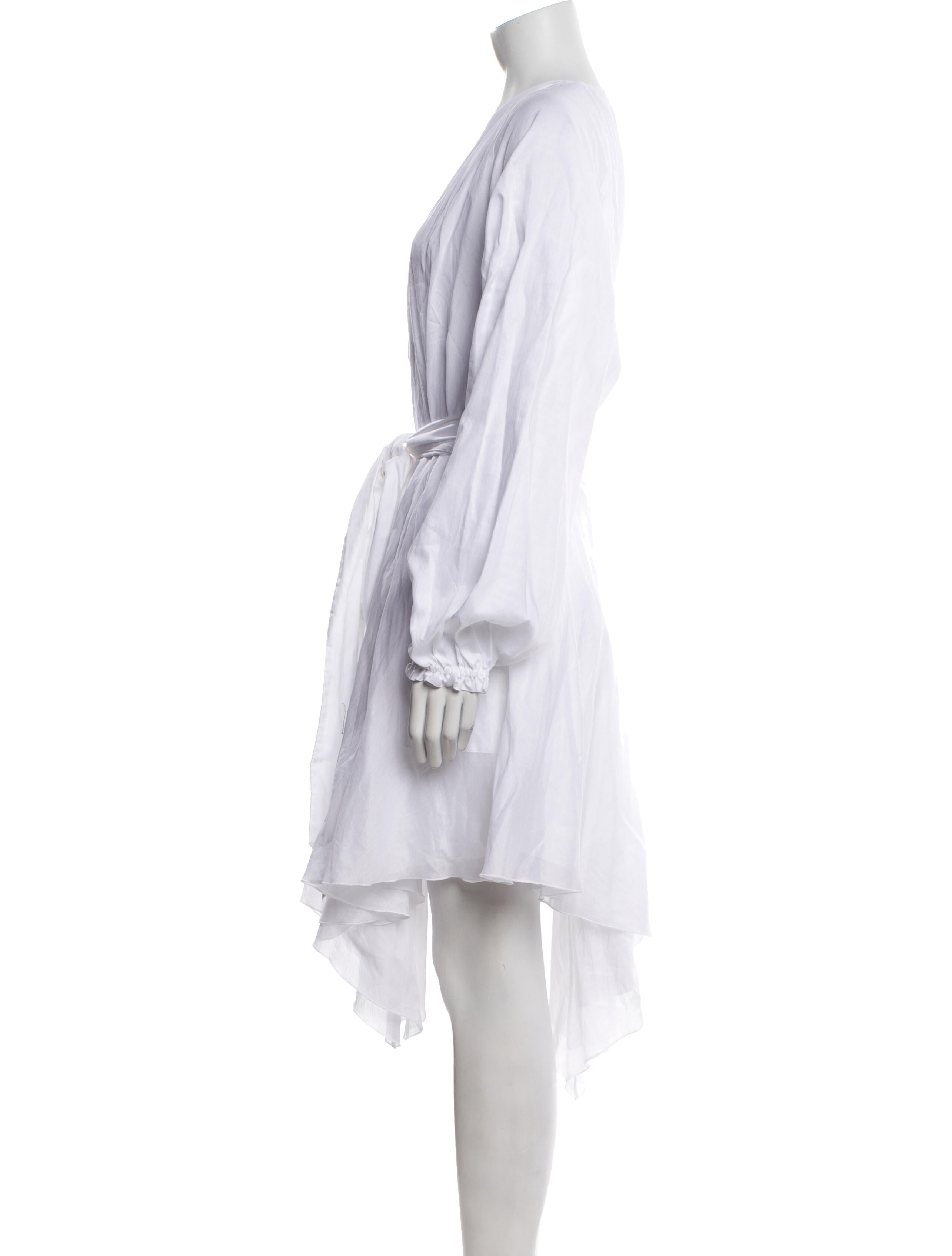 Alexandre Vauthier V-Neck Knee-Length Dress