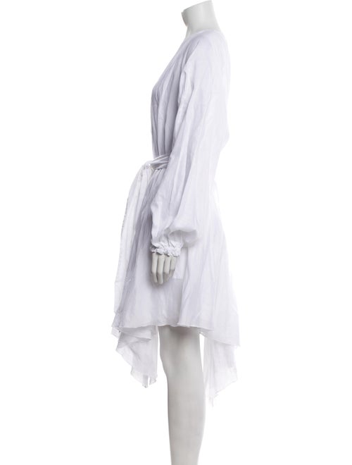 Alexandre Vauthier V-Neck Knee-Length Dress