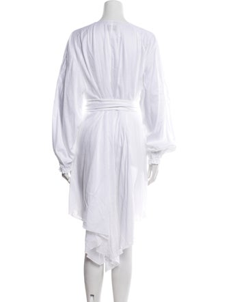 Alexandre Vauthier V-Neck Knee-Length Dress