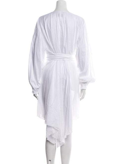 Alexandre Vauthier V-Neck Knee-Length Dress