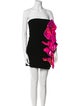 Alexandre Vauthier Colorblock Pattern Mini Dress