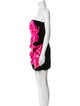 Alexandre Vauthier Colorblock Pattern Mini Dress
