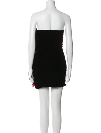 Alexandre Vauthier Colorblock Pattern Mini Dress