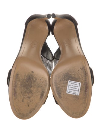 Alexandre Vauthier Satin Sandals