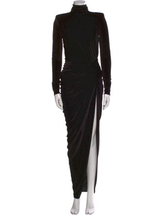 Alexandre Vauthier Turtleneck Long Dress