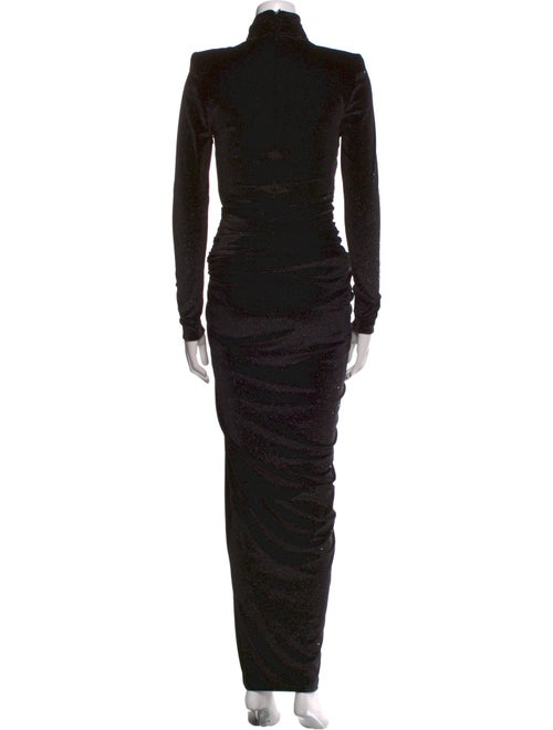 Alexandre Vauthier Turtleneck Long Dress