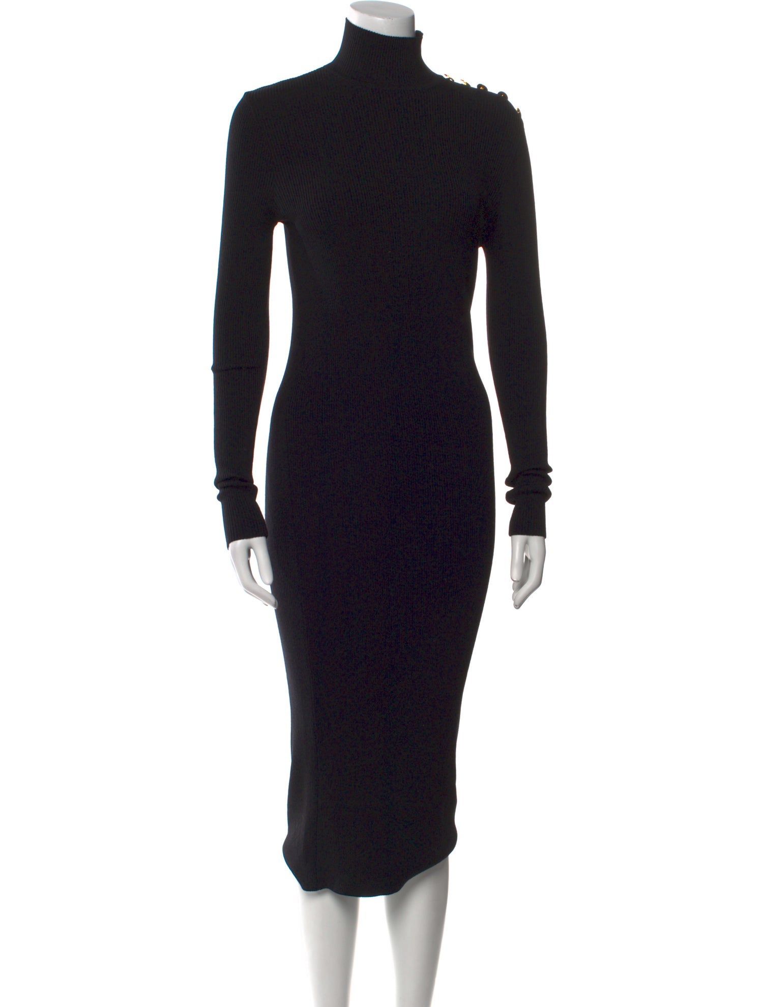 Alexandre Vauthier Merino Wool Midi Length Dress w/ Tags