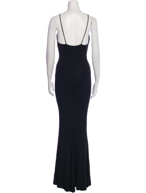 Alexandre Vauthier V-Neck Long Dress