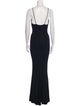 Alexandre Vauthier V-Neck Long Dress