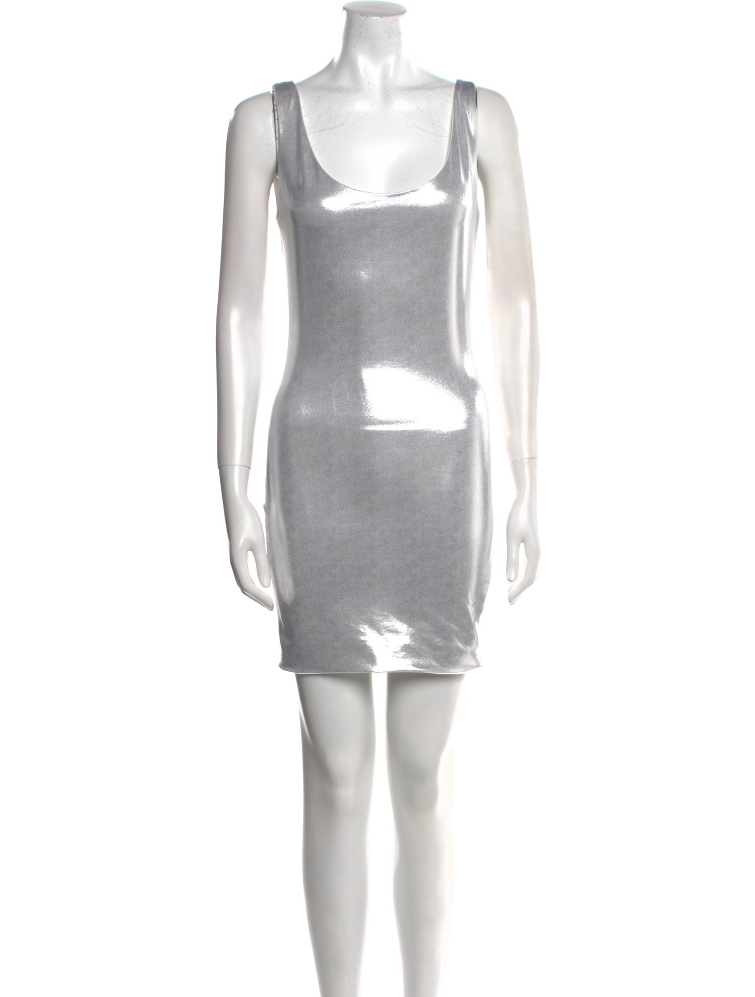 Alexandre Vauthier Scoop Neck Mini Dress