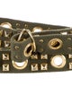 Alexandre Vauthier Canvas Studded Accents Waist Belt