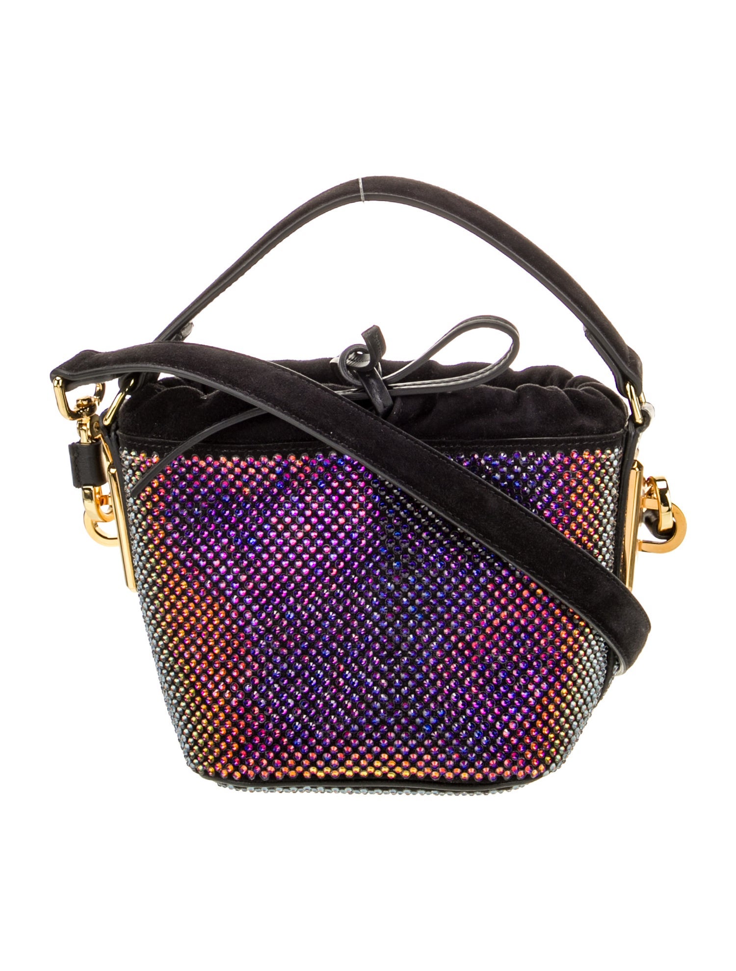 Alexandre Vauthier Crystal Bucket Bag