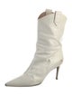 Alexandre Vauthier Leather Western Boots