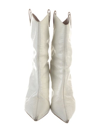 Alexandre Vauthier Leather Western Boots