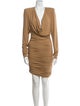 Alexandre Vauthier Cowl Neck Mini Dress