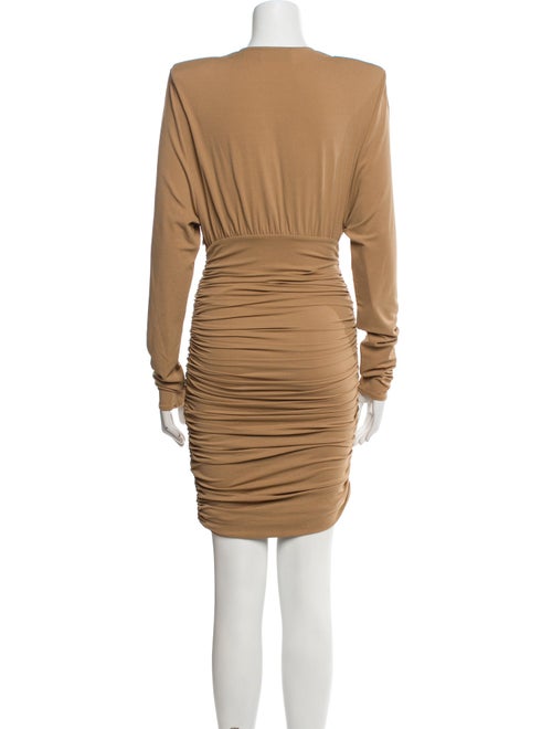 Alexandre Vauthier Cowl Neck Mini Dress