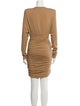 Alexandre Vauthier Cowl Neck Mini Dress