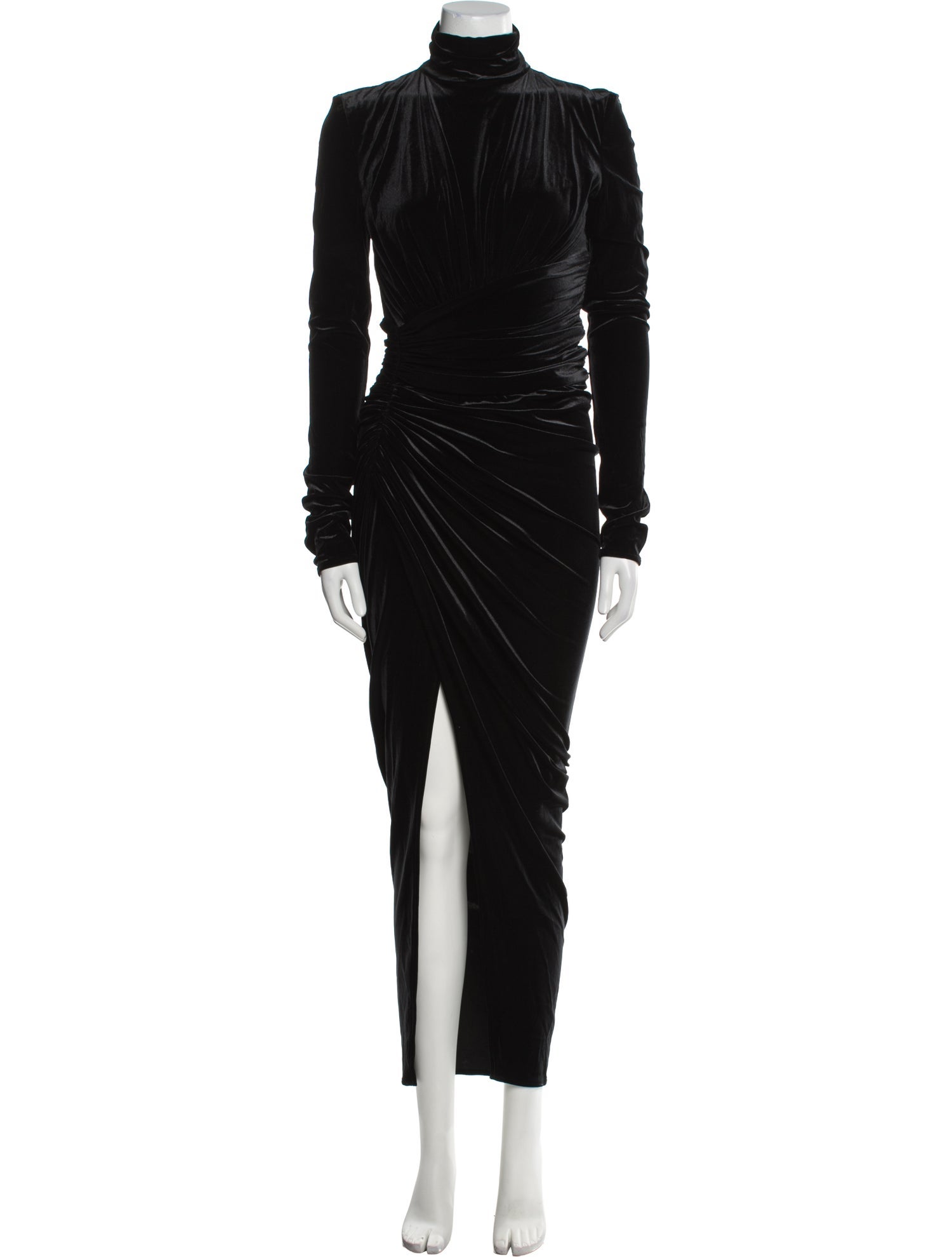 Alexandre Vauthier Turtleneck Long Dress