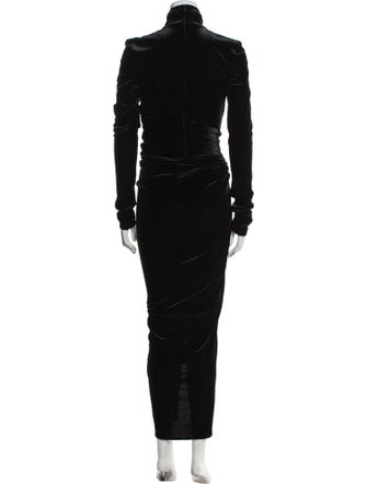 Alexandre Vauthier Turtleneck Long Dress