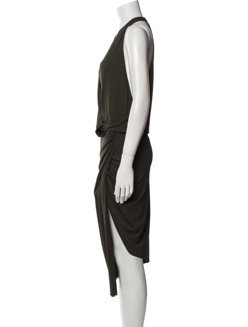 Alexandre Vauthier V-Neck Midi Length Dress