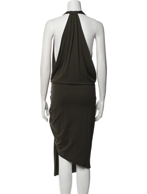 Alexandre Vauthier V-Neck Midi Length Dress