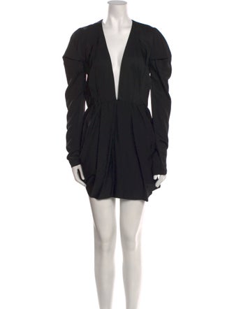 Alexandre Vauthier V-Neck Mini Dress