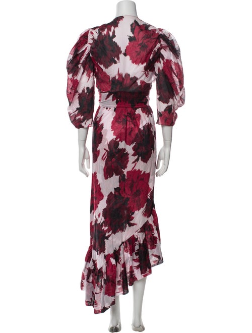 Alexandre Vauthier Floral Print Long Dress