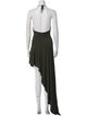 Alexandre Vauthier Scoop Neck Long Dress