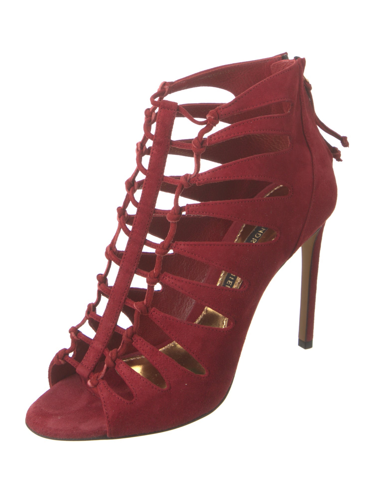 Alexandre Vauthier Suede Gladiator Sandals w/ Tags