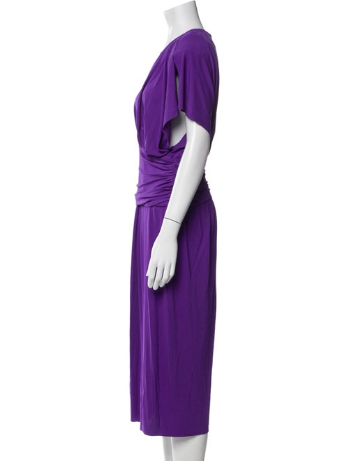 Alexandre Vauthier V-Neck Midi Length Dress