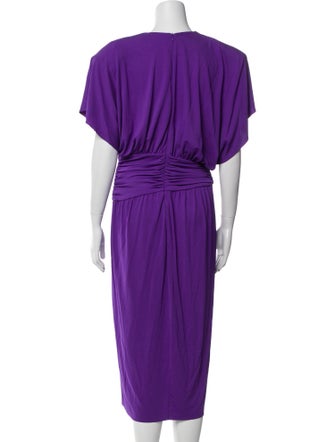 Alexandre Vauthier V-Neck Midi Length Dress
