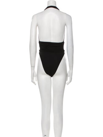 Alexandre Vauthier V-Neck Sleeveless Bodysuit