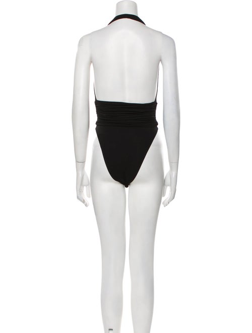 Alexandre Vauthier V-Neck Sleeveless Bodysuit