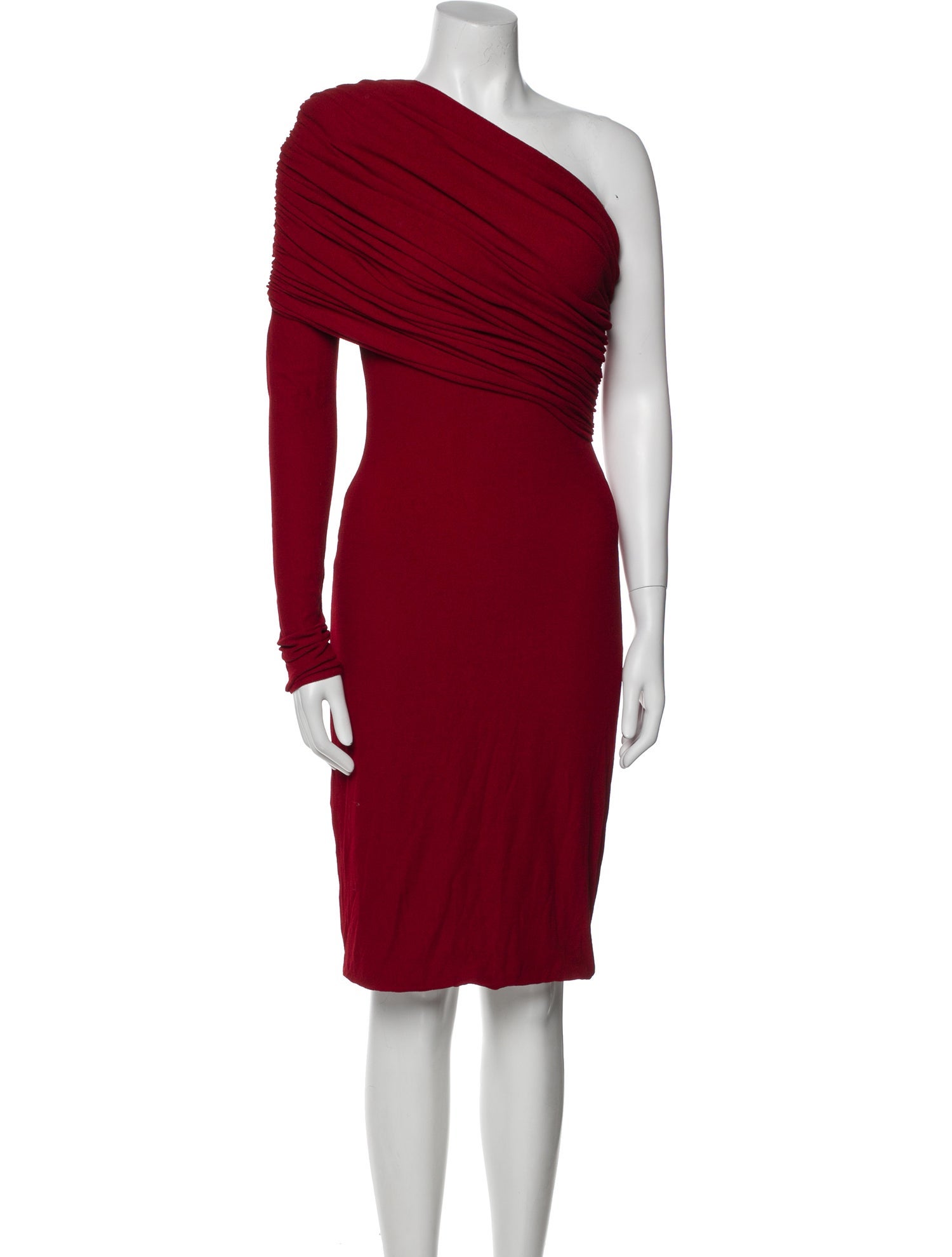 Alexandre Vauthier One-Shoulder Midi Length Dress