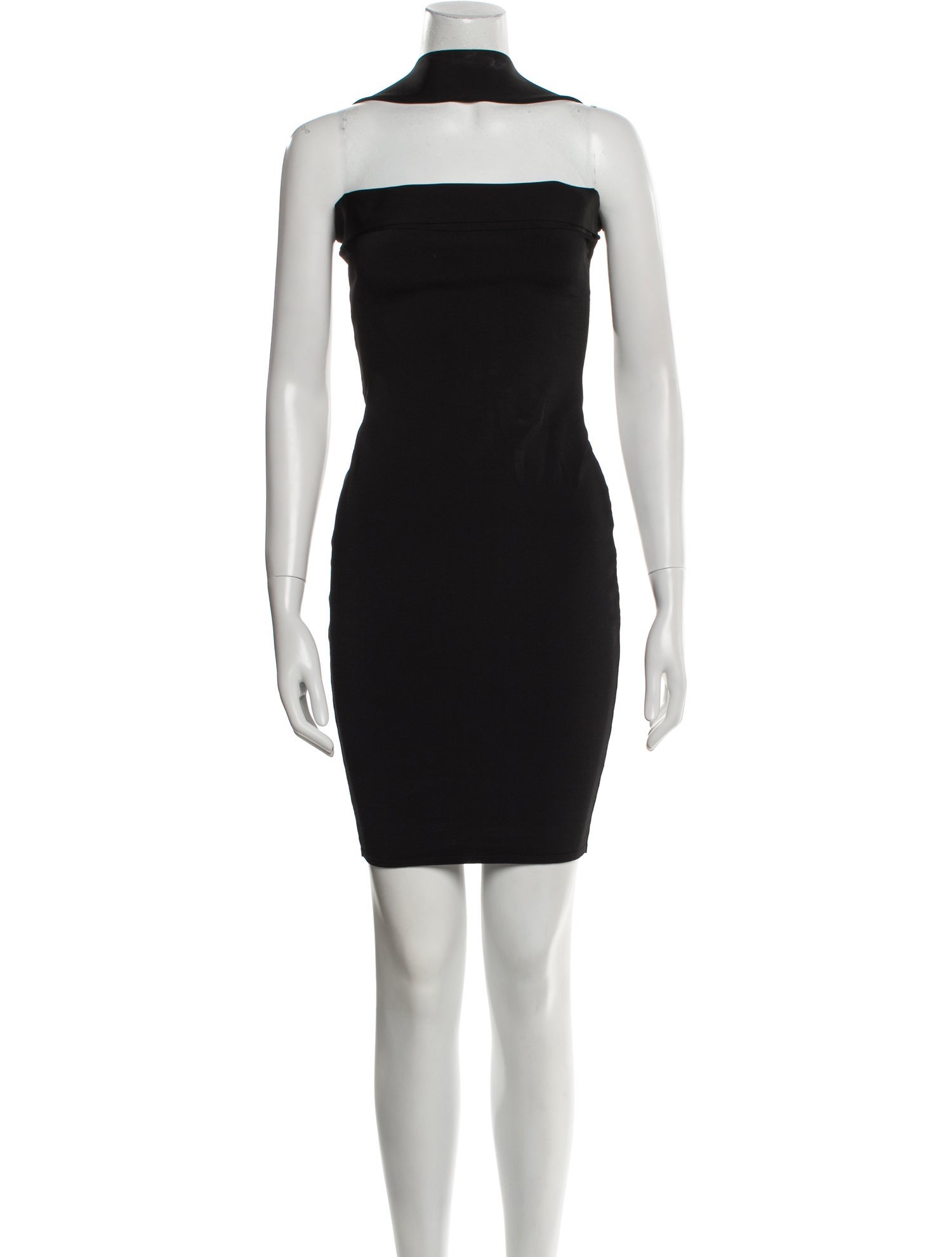 Alexandre Vauthier Mock Neck Mini Dress