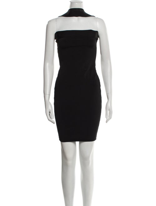 Alexandre Vauthier Mock Neck Mini Dress