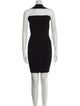 Alexandre Vauthier Mock Neck Mini Dress