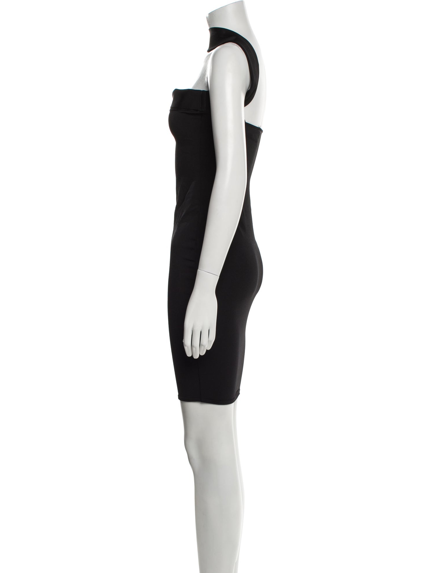 Alexandre Vauthier Mock Neck Mini Dress