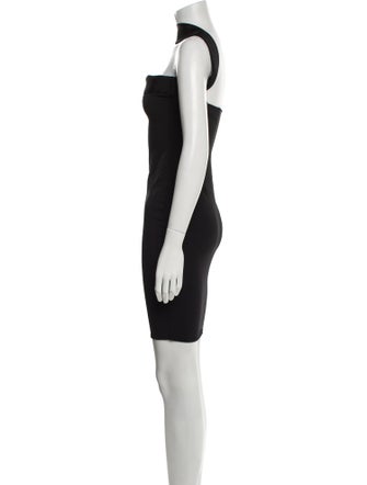 Alexandre Vauthier Mock Neck Mini Dress