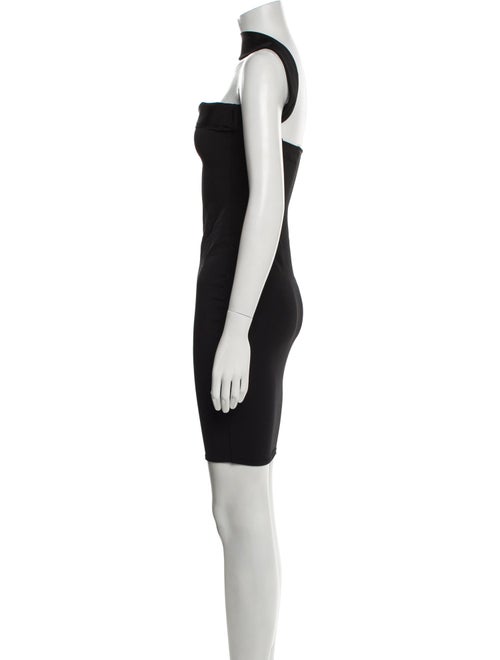Alexandre Vauthier Mock Neck Mini Dress