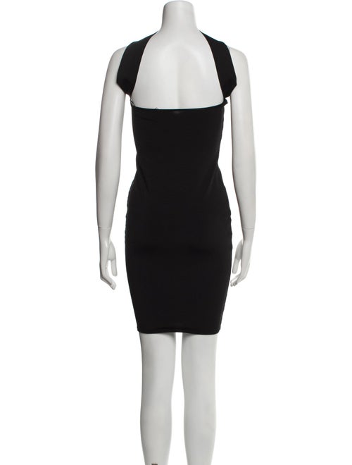 Alexandre Vauthier Mock Neck Mini Dress